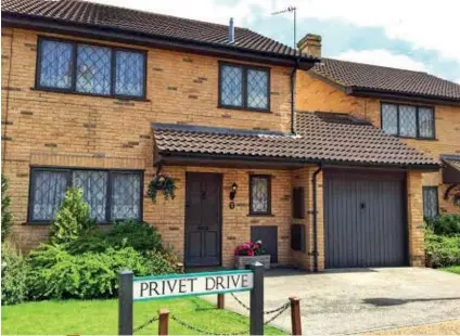  ??  ?? NO.4 PRIVET DRIVE. Home of the chosen one. (Need I say more?)