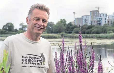  ?? Picture: PA. ?? Chris Packham is in Scotland for his UK Bioblitz campaign to promote tackling wildlife crime.