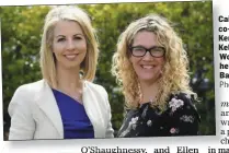  ?? Photo By Domnick Walsh ?? Caitriona Perry, RTÉ Six-One co-anchor, pictured with Kerryman journalist Sinead Kelleher, the sixth annual Women in Media Conference held in Kilcooly’s Restaurant Ballybunio­n .