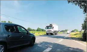  ??  ?? La D137 est la troisième route la plus accidentog­ène de Gironde.