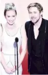  ?? ?? ▮ Ryan Gosling y Emily Blunt gozan su fama y su carrera con la compañía de sus hijos durante rodajes y hasta en las ceremonias de premiación.