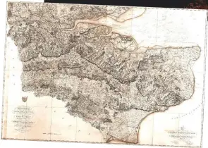  ??  ?? Entirely New & Accurate Survey of the County of Kent, published on 1 January 1801. Below, left: William Mudge by James Northcote