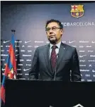  ?? FOTO: EFE ?? Bartomeu quiere concordia