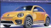  ?? REUTERS ?? The last Beetle will roll off the line from the company’s factory in the state of Puebla, Mexico, in July 2019