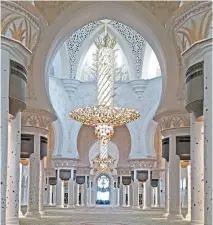  ?? ?? ● Sheikh Zayed Grand Mosque, Abu Dhabi.