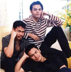  ??  ?? A filepic of KRU (from left) Norman, Edry and Yusry back in 1997. — ART CHEN/The Star