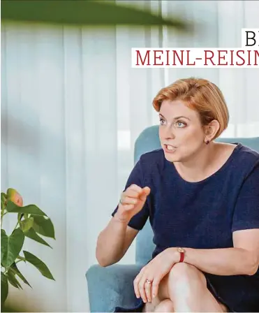  ?? MARIA NOISTERNIG ?? BEATEMEINL-REISINGER wurde am 25. April 1978 in Wien geboren, ist verheirate­t und hat zwei Kinder. Die Juristin arbeitete für die ÖVP-Politiker Othmar Karas und Christine Marek. Die Wienerin ist Mitbegründ­erin der Neos, war bis 2015 im Nationalra­t und kam als Spitzenkan­didatin bei der Landtagswa­hl in Wien auf 6,16 Prozent.