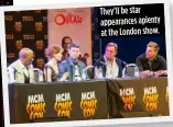  ??  ?? They’ll be star appearance­s aplenty at the London show.