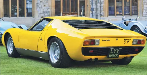  ??  ?? Um clássico Lamborghin­i