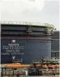  ?? /Reuters ?? Test runs: Storage tanks are seen at the Dangote petroleum refinery in Ibeju-Lekki, Lagos, Nigeria.