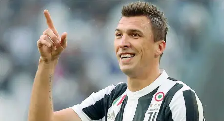  ?? (Canoniero) ?? Inamovibil­e Mario Mandzukic, 31 anni, croato, uno dei punti fermi della Juventus impegnata su tre fronti: campionato, Coppa Italia e Champions League