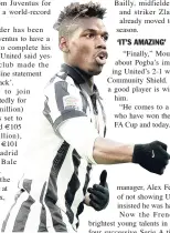  ??  ?? POGBA