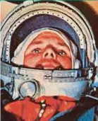  ?? AFP PIC ?? A photo taken on April 12, 1961, showing Soviet cosmonaut Yuri Alexeyevic­h Gagarin in the Vostok 1 command capsule before his launch into space.