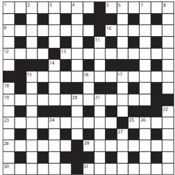  ?? No 15,592 ?? PRIZES of £20 will be awarded to the senders of the first three correct solutions checked. Solutions to: Daily Mail Prize Crossword No. 15,592, PO BOX 3451, Norwich, NR7 7NR. Entries may be submitted by second-class post. Envelopes must be postmarked...