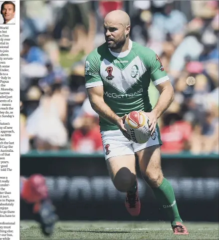  ?? PICTURE: NRLPHOTOS ?? BOWING OUT: Wakefield Trinity’s Liam Finn has been a proud captain for Ireland for the last five years.