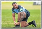  ?? Photo: Philip Hillyard ?? DUTY CALLS: Tyson Frizell will miss his brother’s debut for the All Blacks.