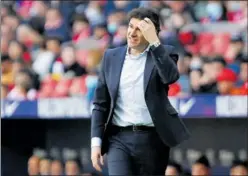  ?? ?? Aitor Karanka, en un partido de esta temporada con el Granada.