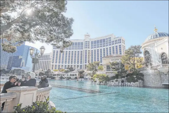  ?? Las Vegas Review-Journal file ?? MGM Resorts Internatio­nal announced last month that it would sell the Bellagio’s real estate to The Blackstone Group for $4.2 billion.