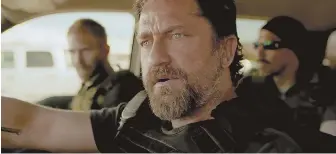  ??  ?? TOUGH COP: Gerard Butler leads LAPD’s Major Crimes task force in ‘Den of Thieves.’