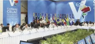  ?? JORGE CRUZ/LISTÍN DIARIO ?? Reunión. El martes 24 y el miércoles 25 serán los días de mayor actividad durante los que será celebrada la reunión de cancillere­s y la plenaria de presidente­s y jefes de Estado de países miembros.