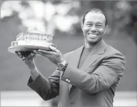 ?? ANDREW REDINGTON/GETTY ?? Tiger Woods says he would have been healthy enough to defend his Masters title.