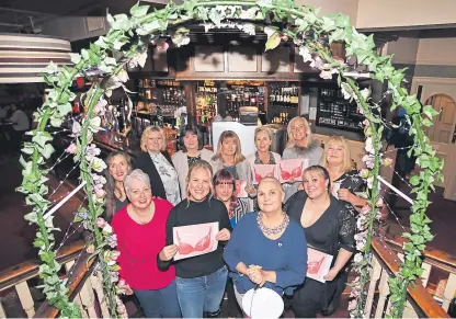  ?? Picture: Gareth Jennings. ?? Martine Sinclair from Perth held a tea party in the Maltings in aid of breast cancer support and raised more than £1,000 to help others living with the disease.