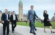  ?? JUSTIN TANG / THE CANADIAN PRESS ?? Prime Minister Justin Trudeau and Foreign Affairs Minister Chrystia Freeland in Ottawa on Oct. 1 after a new trade deal was reached. The “wins” for Canada in the USMCA were in fact only wins for government, writes Andrew Coyne.