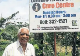  ?? CONTRIBUTE­D ?? Dr Arthur Reid outside the compound of the Candle in the Dark Ministries some years ago.