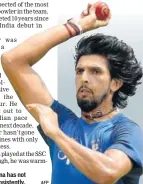  ?? AFP ?? Ishant Sharma has not delivered consistent­ly.