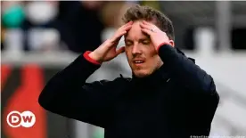  ?? ?? Julian Nagelsmann will likely get his hands on silverware, but his debut season as Bayern head coach hasn't met expectatio­ns