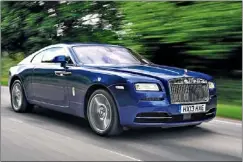  ??  ?? Spirited: the Wraith is the most powerful road-going Rolls-Royce ever