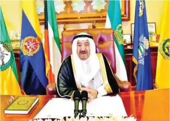  ??  ?? His Highness the Amir Sheikh Sabah Al-Ahmad Al-Jaber Al-Sabah