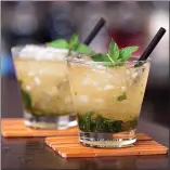  ?? Photo by Ivan Mateev. ?? Muddling, not mashing, is key when making a perfect Mint Julep.