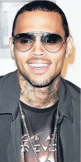  ??  ?? Chris Brown