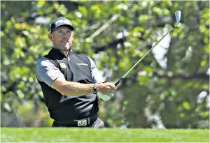  ??  ?? Catching fire: Lee Westwood on his way to a brilliant 68