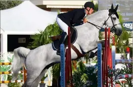  ??  ?? Comme l’an passé, le Français Roger-Yves Bost sera présent lors des trois jours du Jumping Internatio­nal de Cannes.