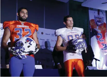  ?? ESPECIAL ?? Los Artilleros fueron presentado­s como la nueva franquicia dentro de la Liga de Futbol Americano México.