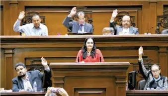  ?? Foto: Rafael Peña Fernández ?? Quince días antes de irse, los actuales diputados locales volverán a sesionar.