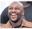  ??  ?? Floyd Mayweather: Unlautere Werbung für Kryptogeld