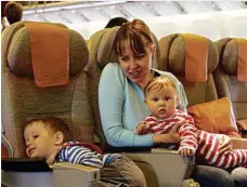  ?? PHOTO: THINKSTOCK ?? Who would have thought inflatable items would be so handy during plane travel with toddlers?