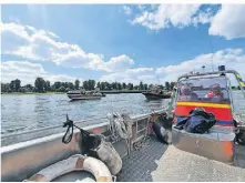  ?? FOTO: DRK-WASSERWACH­T ?? Insgesamt waren gestern auch sieben Rettungsbo­ote im Einsatz.