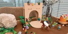  ?? Foto: Stefan Galle ?? Warum nicht die Osterfeier­tage - hier Palmsonnta­g - mit Playmobil-Figuren nachstelle­n? Diesen Tipp gibt die Stadtpfarr­ei Friedberg Familien.