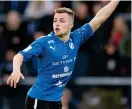  ?? Bild: K ANDERSSON/BILDBYRÅN/ARKIV ?? LUKRATIV TALANG. Gabriel Gudmundsso­n har med 25 matcher i Superettan i år bidragit till att HBK får 100 000 kronor i ungdomsbon­us.