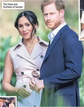  ??  ?? The Duke and Duchess of Sussex