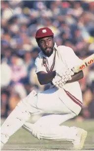  ??  ?? Viv Richards: Stuart Surridge Jumbo