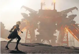  ?? SQUARE ENIX ?? “Nier: Automata” just released a DLC pack, which features new costumes and side quests for the game, as well as heightened flexibilit­y in combat weaponry.