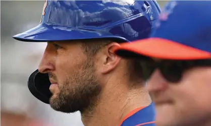  ?? Photograph: Jim Rassol/USA Today Sports ?? During his time with the Mets organizati­on, Tim Tebow hit .223 with 18 home runs and 107 RBIs in 287 games.