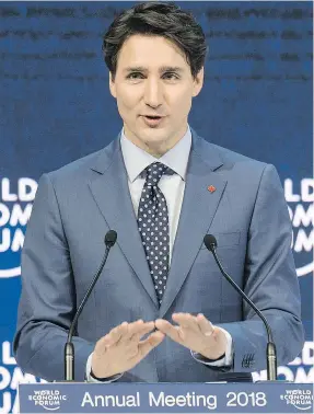  ?? — THE ASSOCIATED PRESS ?? Prime Minister Justin Trudeau says the resurrecte­d 11-nation Trans-Pacific Partnershi­p is a victory for the Asia-Pacific partners and workers, even without the United States.