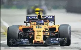  ?? FOTO: GETTY IMAGES ?? Fernando Alonso ganó 4 posiciones en carrera debido a una mejor estrategia