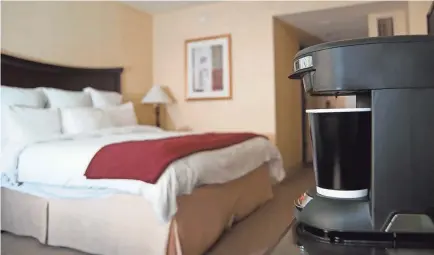  ?? GETTY IMAGES ?? Many hotel rooms feature a selection of mediocre coffees and a coffee maker that’s difficult to use.